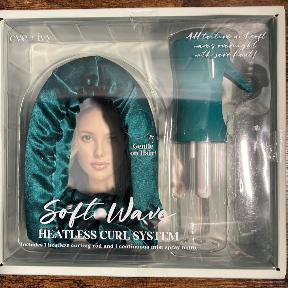 eve + ivy Soft Wave Heatless Curl System in Mint